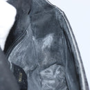 GUCCI Shoulder Bag Canvas Black Gold Auth 156438-19