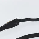 GUCCI Shoulder Bag Canvas Black Gold Auth 156438-8