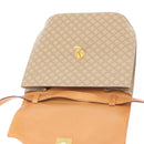CELINE Macadam Canvas Shoulder Bag PVC Beige Gold Auth 156440-19