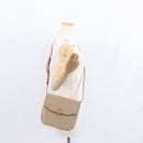 CELINE Macadam Canvas Shoulder Bag PVC Beige Gold Auth 156440-24