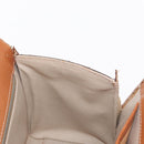 CELINE Macadam Canvas Hand Bag PVC Leather Brown Gold Auth 156445-20