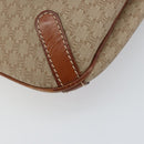 CELINE Macadam Canvas Tote Bag PVC Beige Gold Auth 156447-16