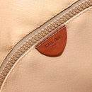 CELINE Macadam Canvas Tote Bag PVC Beige Gold Auth 156447-18