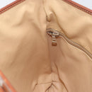 CELINE Macadam Canvas Tote Bag PVC Beige Gold Auth 156447-20