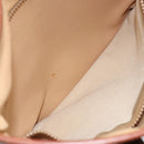 CELINE Macadam Canvas Tote Bag PVC Beige Gold Auth 156447-22