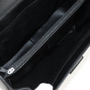 CELINE Macadam Canvas Hand Bag PVC Leather 2way Black Gold Auth 156450V-28