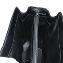 CELINE Macadam Canvas Hand Bag PVC Leather 2way Black Gold Auth 156450V-22