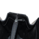 CELINE Macadam Canvas Hand Bag PVC Leather 2way Black Gold Auth 156450V-23