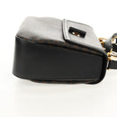 CELINE Macadam Canvas Hand Bag PVC Leather 2way Black Gold Auth 156450V-5