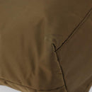 PRADA Tote Bag Nylon Brown Gold Auth 156457-15