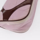 PRADA Shoulder Bag Nylon Pink Silver Auth 156460-9