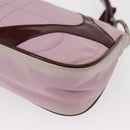 PRADA Shoulder Bag Nylon Pink Silver Auth 156460-14