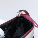 PRADA Shoulder Bag Nylon Pink Silver Auth 156460-19