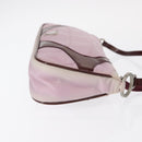 PRADA Shoulder Bag Nylon Pink Silver Auth 156460-3