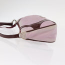 PRADA Shoulder Bag Nylon Pink Silver Auth 156460-4