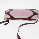 PRADA Shoulder Bag Nylon Pink Silver Auth 156460-6