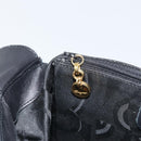 Salvatore Ferragamo Gancini Shoulder Bag Leather Black Gold Auth 156463-20