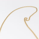 Salvatore Ferragamo Gancini Chain Shoulder Bag Leather Black Gold Auth 156464-8