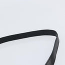Salvatore Ferragamo Gancini Hand Bag Leather 2way Black Gold Auth 156465-15