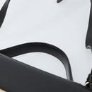 Salvatore Ferragamo Gancini Shoulder Bag Leather 2way Black Gold Auth 156467-8