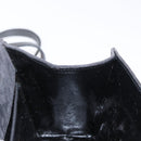 Salvatore Ferragamo Gancini Shoulder Bag Suede Gray Gold Auth 156470-19
