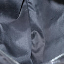 FENDI Zucca Canvas Shoulder Bag Black Silver Auth 156481-18