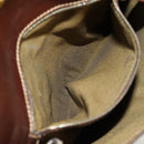 FENDI Zucca Canvas Hand Bag Black Brown Auth 156483V-20