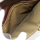 FENDI Zucca Canvas Hand Bag Black Brown Auth 156483V-24