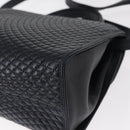 BALLY Shoulder Bag Leather 2way Navy Gold Auth 156489-17