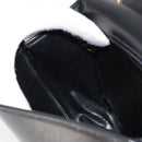 Christian Dior Shoulder Bag Leather Black Gold Auth 156492-19