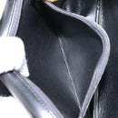 Christian Dior Shoulder Bag Leather Black Gold Auth 156492-21