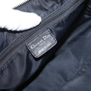 Christian Dior Trotter Canvas Hand Bag Black Silver Auth 156495-17