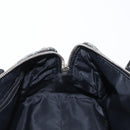 Christian Dior Trotter Canvas Hand Bag Black Silver Auth 156495-19