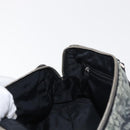 Christian Dior Trotter Canvas Hand Bag Black Silver Auth 156495-20