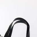 Christian Dior Trotter Canvas Hand Bag Black Silver Auth 156495-8