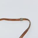 Christian Dior Trotter Canvas Romantic Shoulder Bag PVC Navy Silver Auth 156499-8