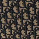 Christian Dior Trotter Canvas Chain Shoulder Bag Navy Gold Auth 156501V-4