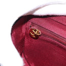 CHANEL Chain Shoulder Bag Velor Black Gold CC Auth 156502-20