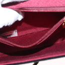 CHANEL Chain Shoulder Bag Velor Black Gold CC Auth 156502-21