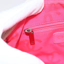 CHANEL Matelasse Cambon Line Hand Bag Calf Skin White Silver CC Auth 156503-16