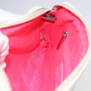 CHANEL Matelasse Cambon Line Hand Bag Calf Skin White Silver CC Auth 156503-19