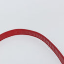 CHANEL Matelasse Vanity Hand Bag Patent leather 2way Red Gold CC Auth 156504-9