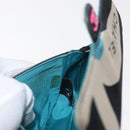 CHANEL Chain Shoulder Bag Satin Black Silver CC Auth 156506-22