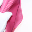 CHANEL Chain Shoulder Bag Leather Pink Silver CC Auth 156508-23