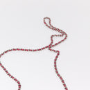 CHANEL Chain Shoulder Bag Leather Pink Silver CC Auth 156508-14