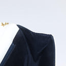 CHANEL Chain Shoulder Bag Leather White Gold CC Auth 156509-21