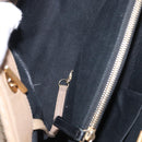 CHANEL Chain V stitch Shoulder Bag Lamb Skin Beige Gold CC Auth 156512-10