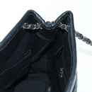 CHANEL Matelasse Chain Shoulder Bag Caviar Skin Black Silver CC Auth 156514V-10