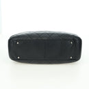 CHANEL Matelasse Chain Shoulder Bag Caviar Skin Black Silver CC Auth 156514V-14