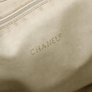 CHANEL Shoulder Bag Canvas Black Gold CC Auth 156515-14
